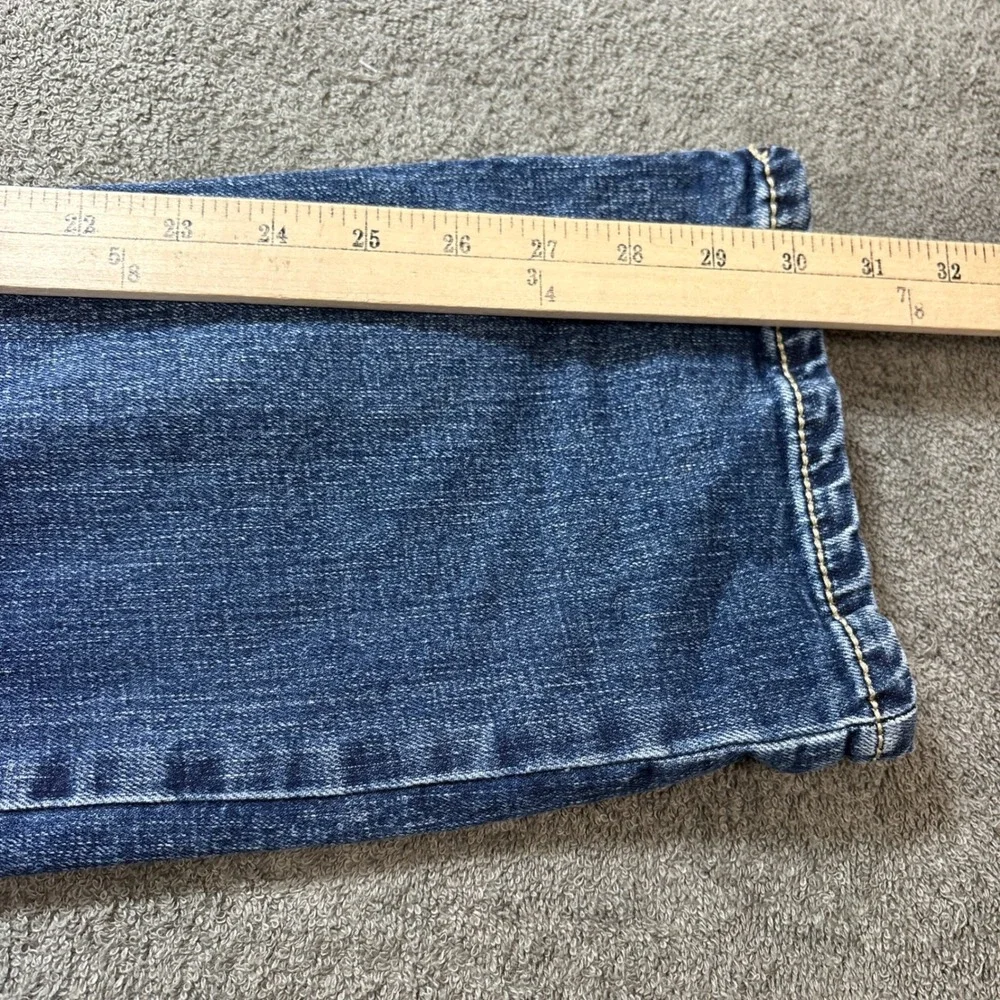 Wrangler 20X Jeans Boys Size 16 Regular Blue Straight Leg Adjustable Waist Denim